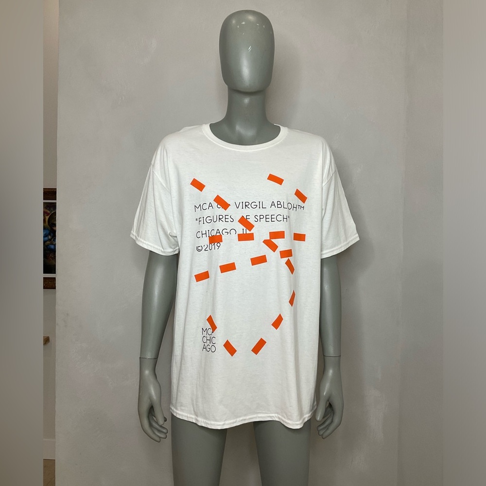 Virgil Abloh Mca Figures Of Speech Lines Tee - image 2